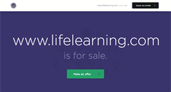 Desktop Screenshot of lifelearning.com